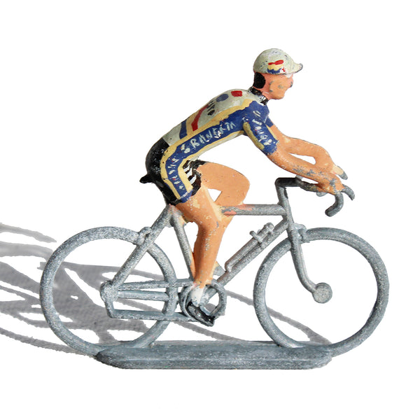 Figurine coureur cycliste Salza / Tour de France / maillot Banesto