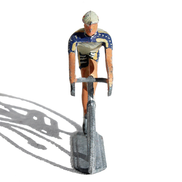 Figurine coureur cycliste Salza / Tour de France / maillot Banesto