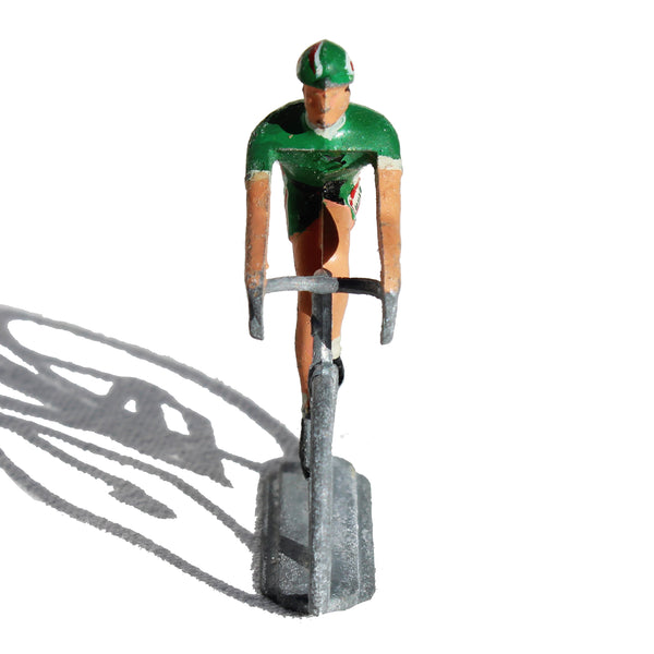 Figurine coureur cycliste Salza / Tour de France / maillot Samson Gelati