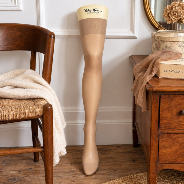Présentoir de magasin ancien Philippe Matignon pour bas et collants