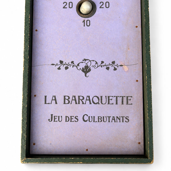 Ancien jeu de comptoir La Baraquette – Jeu des Culbutants, N. K. Atlas Paris (vers 1904-1920)