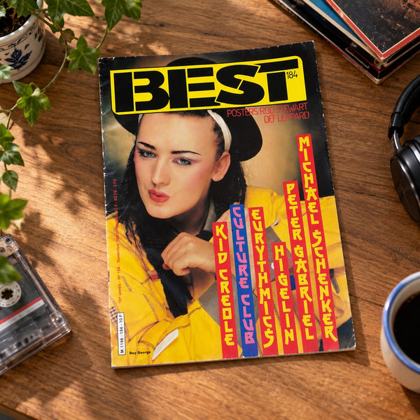 Magazine BEST n°184 – Novembre 1983 – Boy George, Culture Club, Eurythmics, Peter Gabriel