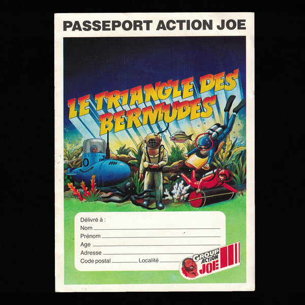 Passeport collecteur Group Action Joe / Le Triangle des Bermudes ( 1981 )