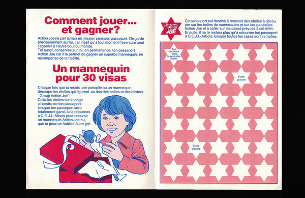 Passeport collecteur Group Action Joe / Le Triangle des Bermudes ( 1981 )