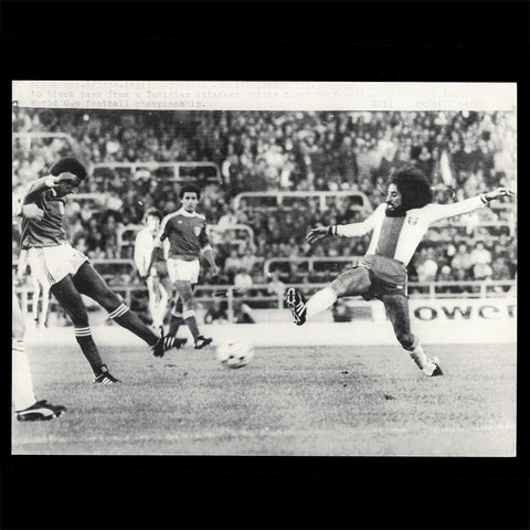 Photo de presse AFP Mexico - Tunisie Cuellar Coupe du monde de Football Argentina 1978