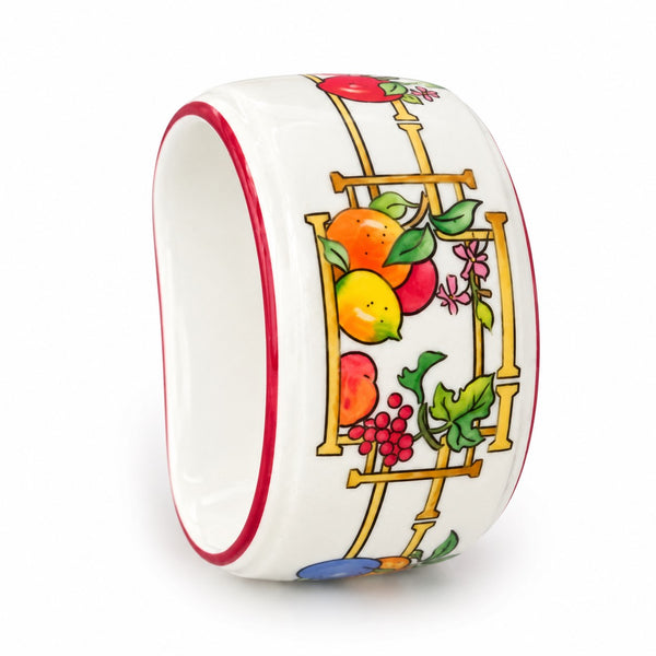 Rond de serviette Villeroy & Boch Luxembourg « Mon Jardin » en vitro-porcelaine