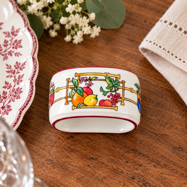 Rond de serviette Villeroy & Boch Luxembourg « Mon Jardin » en vitro-porcelaine