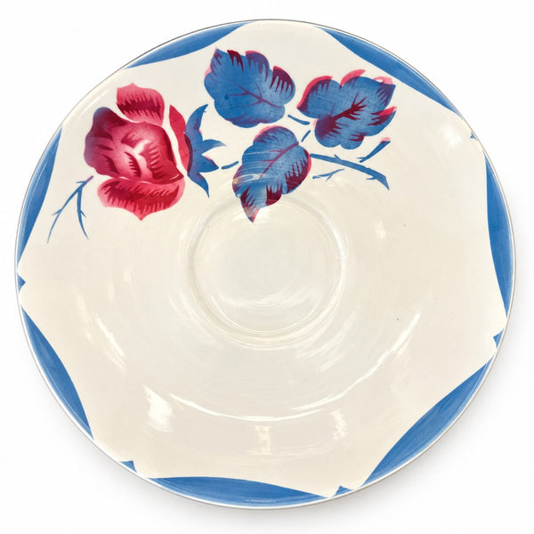 Paire de tasses à café anciennes Digoin-Sarreguemines – Décor floral inspiré du modèle Janine