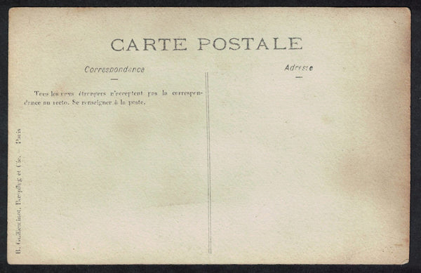 Ancienne carte photo magasin de cycles & armes Joanny Coste à Lyon au 155 bvd de La Croix-Rousse