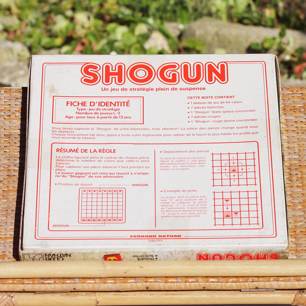 Jeu de société de stratégie vintage Shogun ( Nathan ) édition de 1979