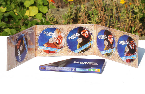 Blu-ray disc coffret collector la Planète des Singes