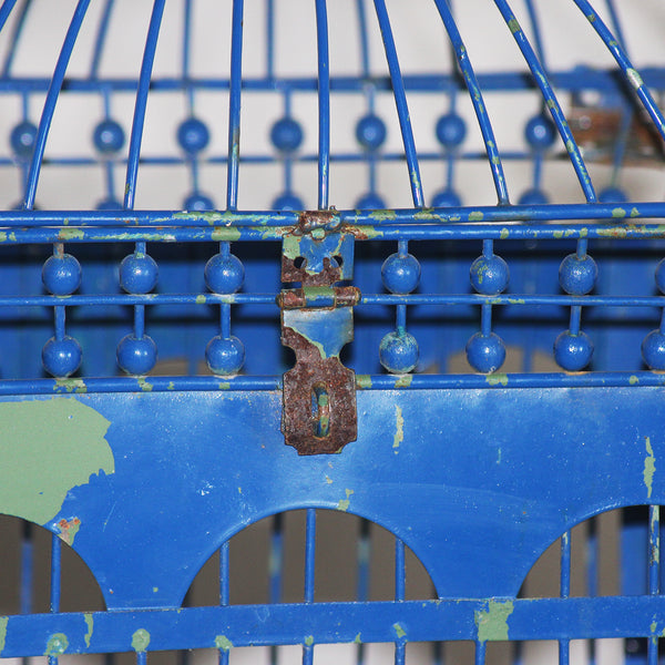 Cage à oiseaux en métal style victorien