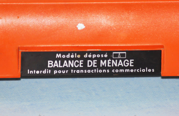 Balance de ménage orange 10 kg Terraillon vintage