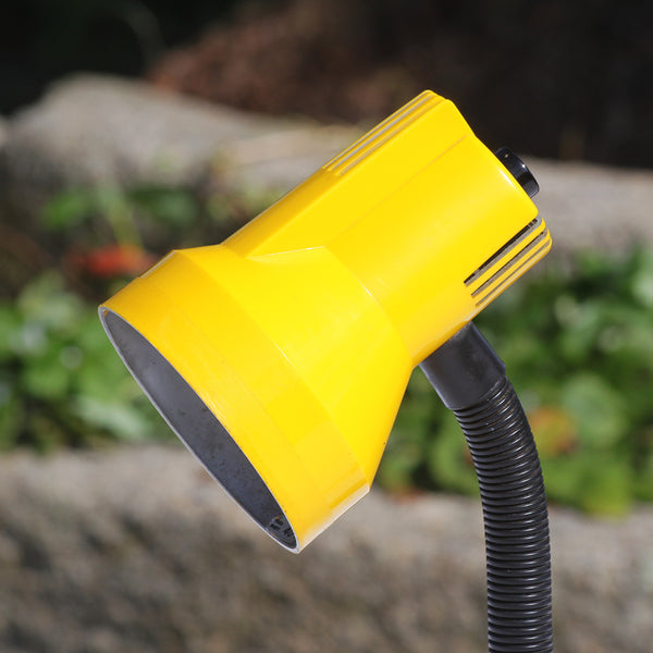 Lampe de bureau flexible jaune vintage Veneta Lumi