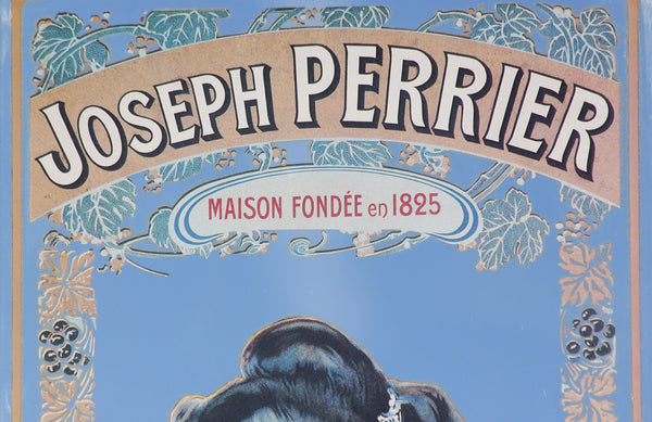 Miroir publicitaire sérigraphié champagne Joseph Perrier