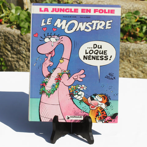 Bande dessinée ( EO ) - La Jungle en Folie - Le Monstre du Loque Néness (1980)