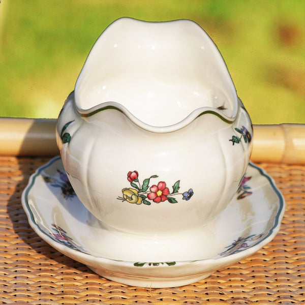 Ancienne saucière Villeroy & Boch Mettlach modèle Alt Strassburg