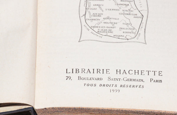 Livre - Les Guides Bleus Hachette Savoie 1939