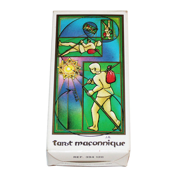 Jeu de Tarot Maçonnique Grimaud édition de 1987 + livre Jean Beauchard