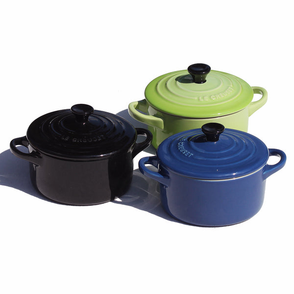 Ensemble de 3 mini cocottes 250 ml en céramique Le Creuset