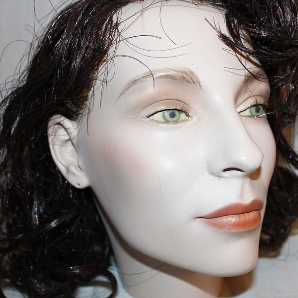 Tête de mannequin de vitrine New John Nissen vintage modèle femme