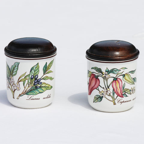 Ensemble de 2 petits pots à épices Villeroy & Boch modèle Botanica