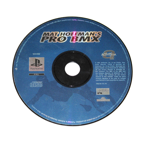 Jeu vidéo Playstation PS1 Matt Hoffman's Pro BMX disque seul