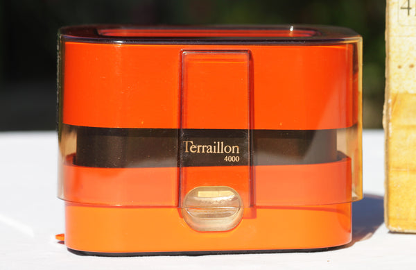 Balance ménagère orange 4 kg Terraillon BA 4000 vintage en boîte