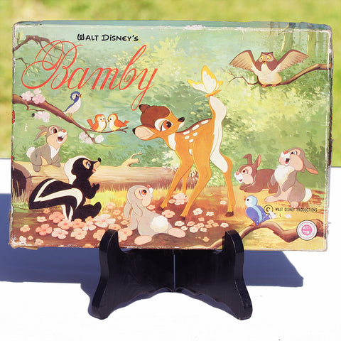 Ancienne boîte de jeu tampons Disney Bambi Multiprint Milano