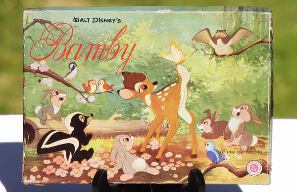 Ancienne boîte de jeu tampons Disney Bambi Multiprint Milano