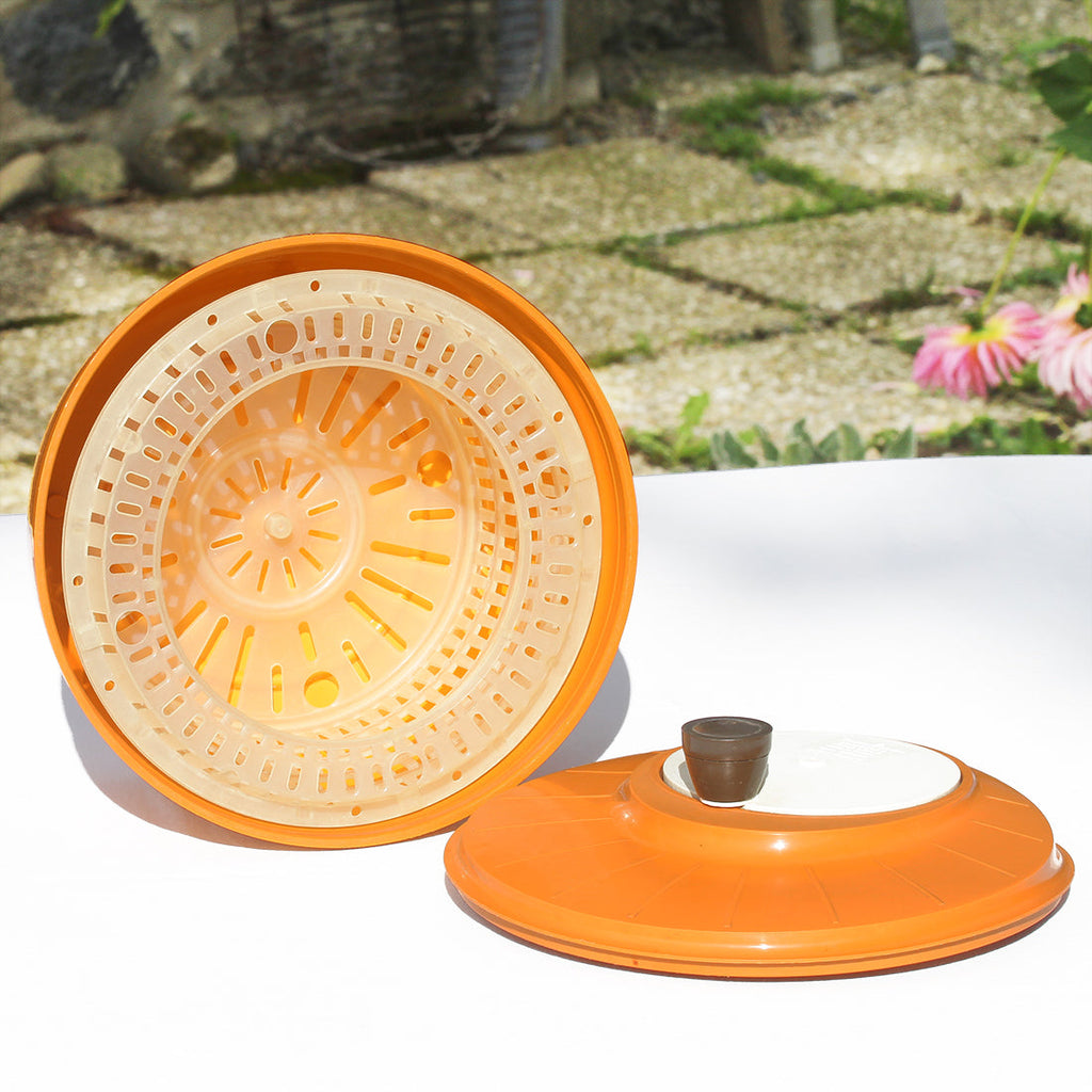 Petite essoreuse a salade vintage orange - Arts de la table Petite essoreuse a salade vintage orange - Arts de la table