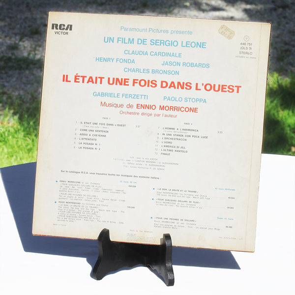 Disque vinyle 33 tours BO du film Il était une fois dans l'Ouest ( 1969 ) Ennio Morricone