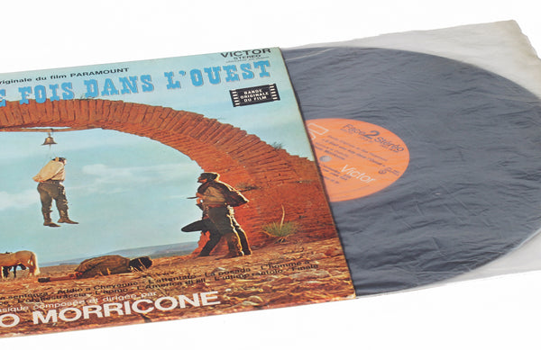 33 rpm vinyl record soundtrack of the film Once Upon a Time in the West (1969) Ennio Morricone