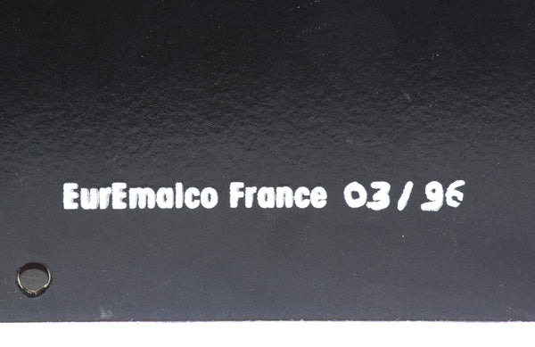 Plaque émaillée de passage à niveau SNCF " Ne traversez pas ... "