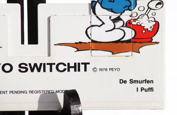 Jeu casse tête vintage Peyo Switchit Les Schtroumpfs de 1976