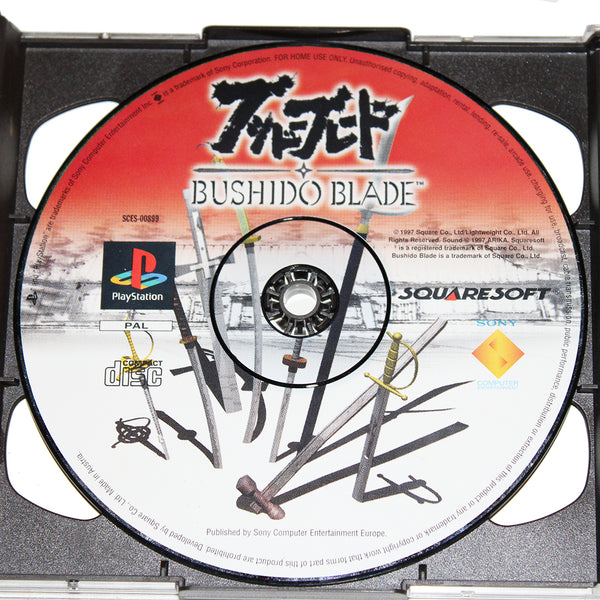 Jeu vidéo Playstation PS1 PAL Bushido Blade complet Squaresoft