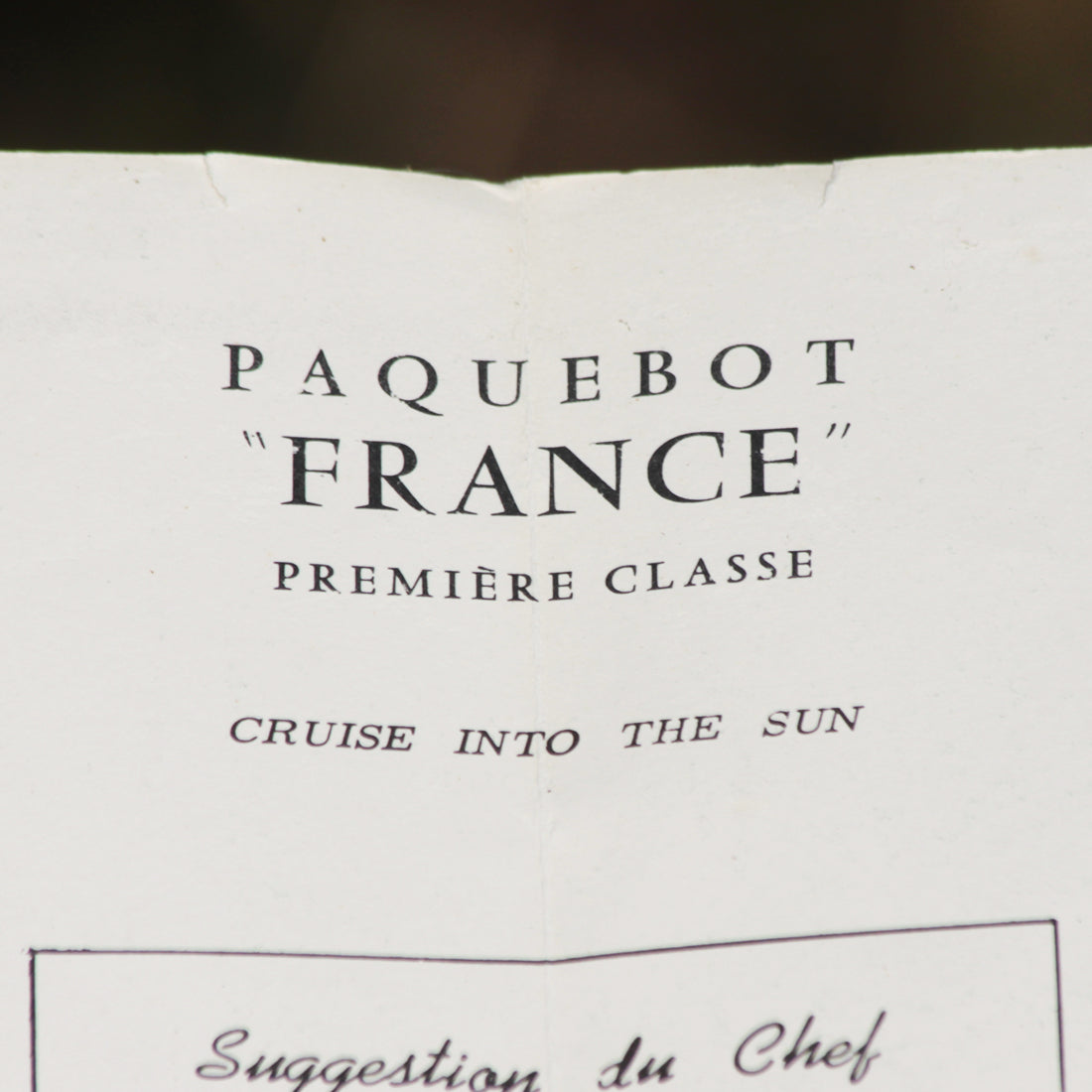 RARE MENU DE 1937 du PAQUEBOT TRANSATLANTIQUE LE NORMANDIE EUR 19,50