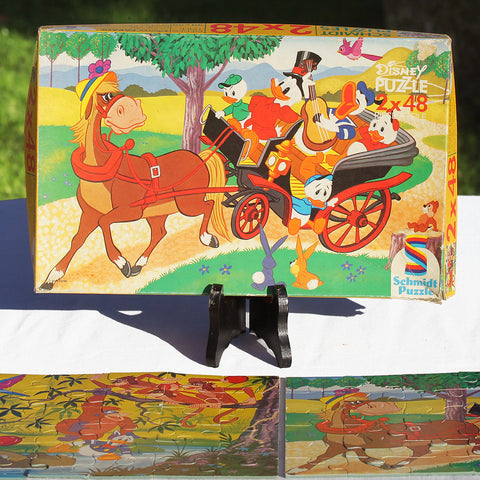 Boîte de puzzles Schmidt vintage Disney Parade 2 x 48 pièces Donald