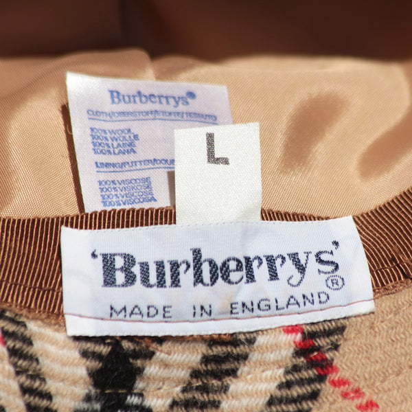 Chapeau Burberrys vintage 100 % laine modèle femme taille L en très bon état