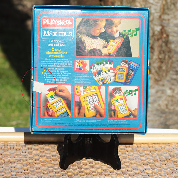 Jeu électronique vintage Maximus Playskool en boîte complet ( 1982 )