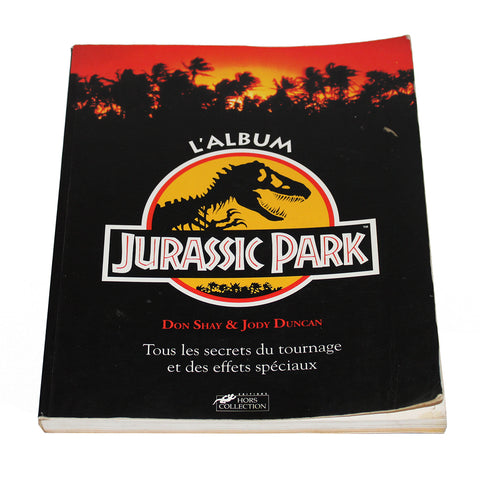 Livre L'Album Jurassic Park tous les secrets du tournage ( 1993 )