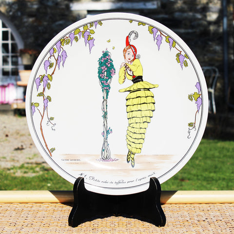 Assiette plate 26 cm Villeroy & Boch design 1900 n° 1 Petite robe de taffetas