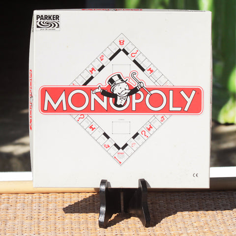 Jeu de société Monopoly version française vintage boîte carrée ( Parker )