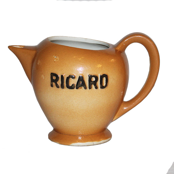 Ancien pichet publicitaire 1 litre des Ateliers de Céramiques RICARD