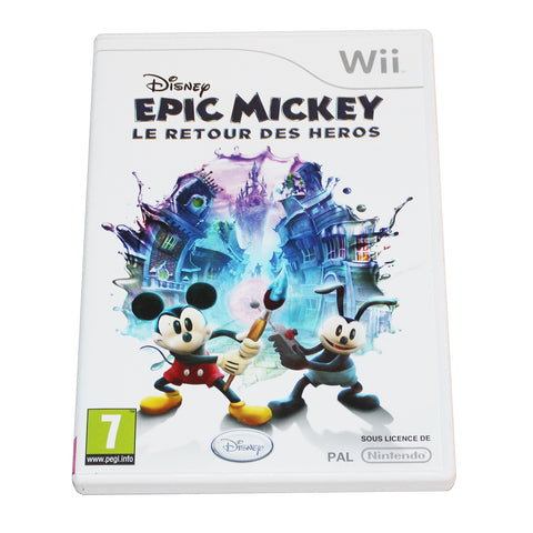 Jeu vidéo Nintendo Wii Epic Mickey le retour des héros complet