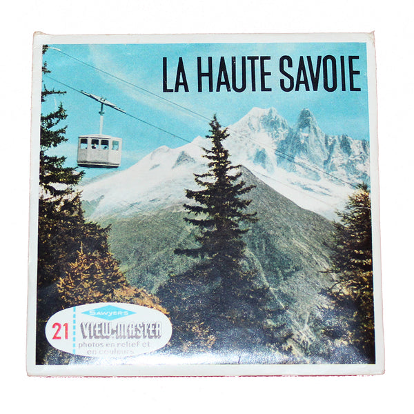 Pochette de disques photos en relief View Master Sawyer's Haute Savoie