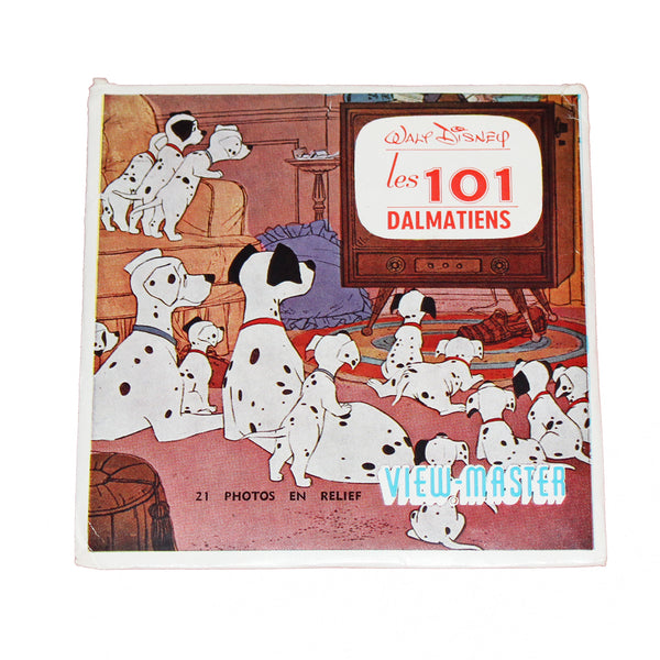 Pochette de disques photos en relief View Master Sawyer's Les 101 Dalmatiens Walt Disney