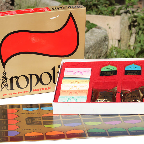 Jeu de société vintage Petropolis Jeux Nathan ( 1976 )