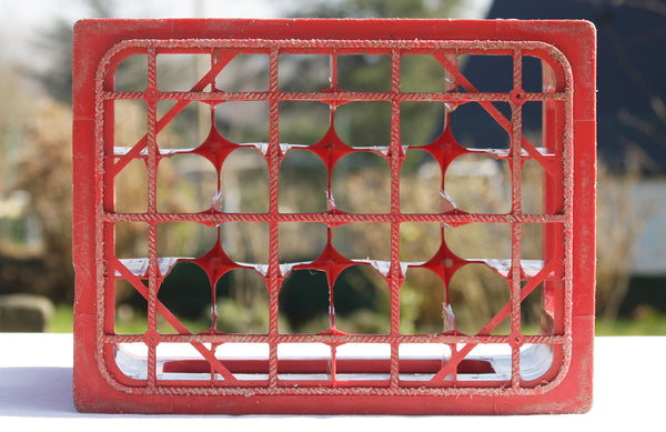 Caisse casier Allibert à bouteilles publicitaire vintage Coca Cola en plastique