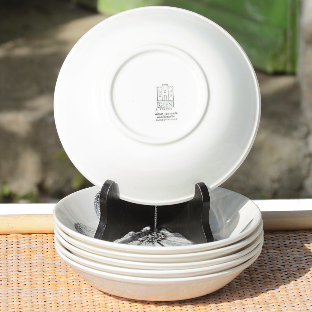 Villeroy & Boch Petite Fleur Lot 6 Assiettes Creuses + 4 Pailles Acier Inox – Vaisselle Élégante